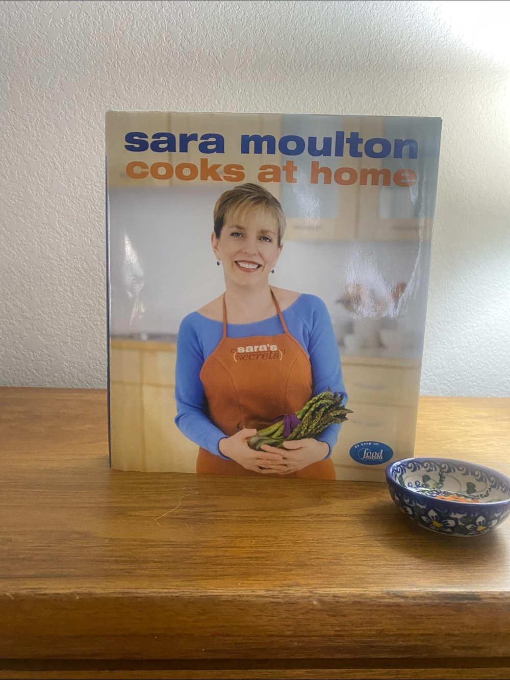 Sara Moulton Cooks at Home Cookbook - Blue & Orange
